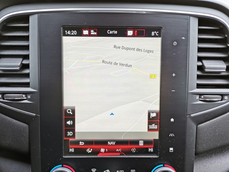 Image Renault MEGANE IV BERLINE 5 PTES. Intens 1.2 TCE 130 ch BVM6 Caméra Régulateur/Limiteur GPS Bluetooth Feux auto  