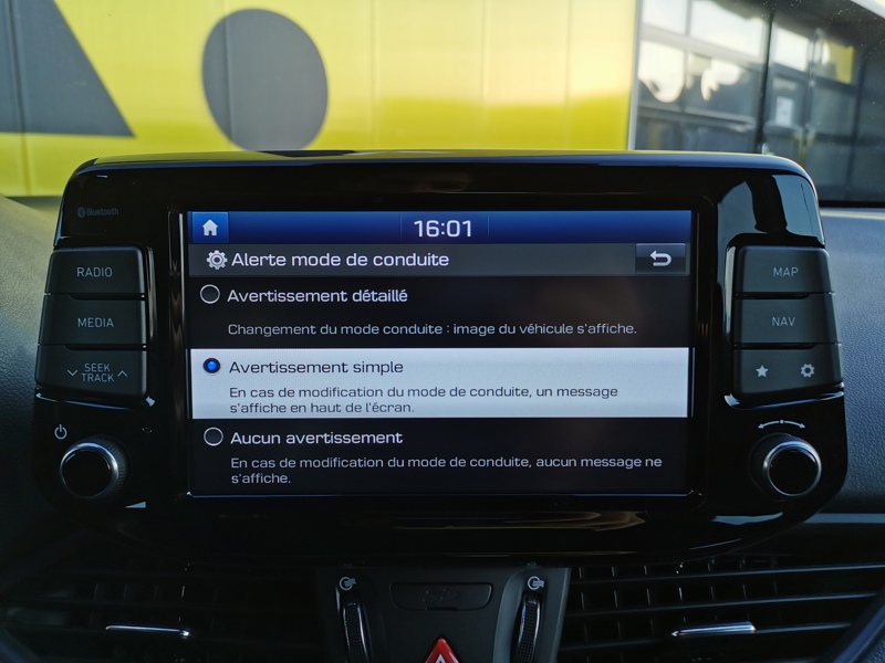 Image Hyundai I30 N Performance 2.0 T-GDI 275 ch BVM6 Siège électrique à mémoire chauffant Volant chauffant Gps Blueto