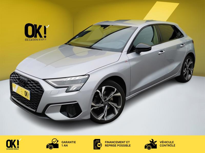 Photo Audi A3 SPORTBACK 35 TFSI Design Luxe 150 ch S-tronic7 Mild-Hybrid Régulateur/Limiteur Caméra Bluetooth Gps Clim Bi-zo