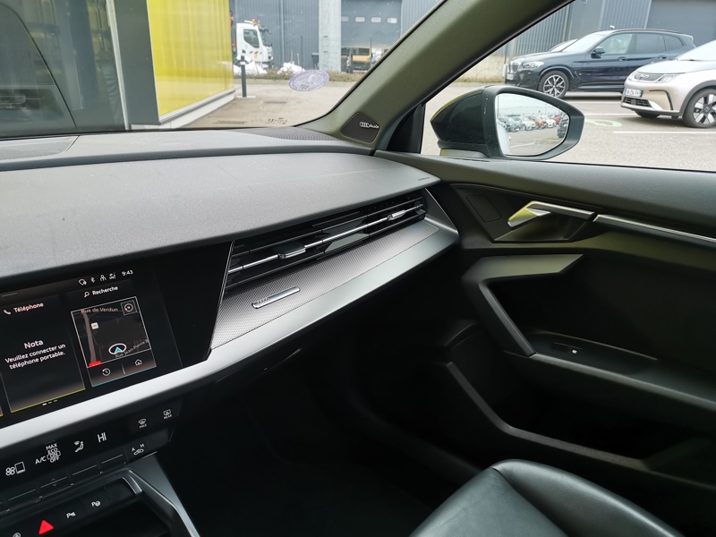 Image Audi A3 SPORTBACK 35 TFSI Design Luxe 150 ch S-tronic7 Mild-Hybrid Régulateur/Limiteur Caméra Bluetooth Gps Clim Bi-zo