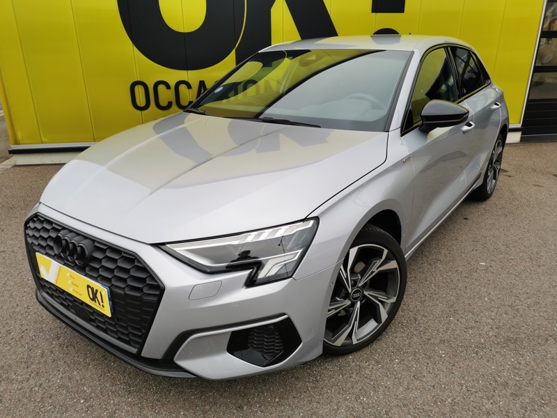 Image Audi A3 SPORTBACK 35 TFSI Design Luxe 150 ch S-tronic7 Mild-Hybrid Régulateur/Limiteur Caméra Bluetooth Gps Clim Bi-zo
