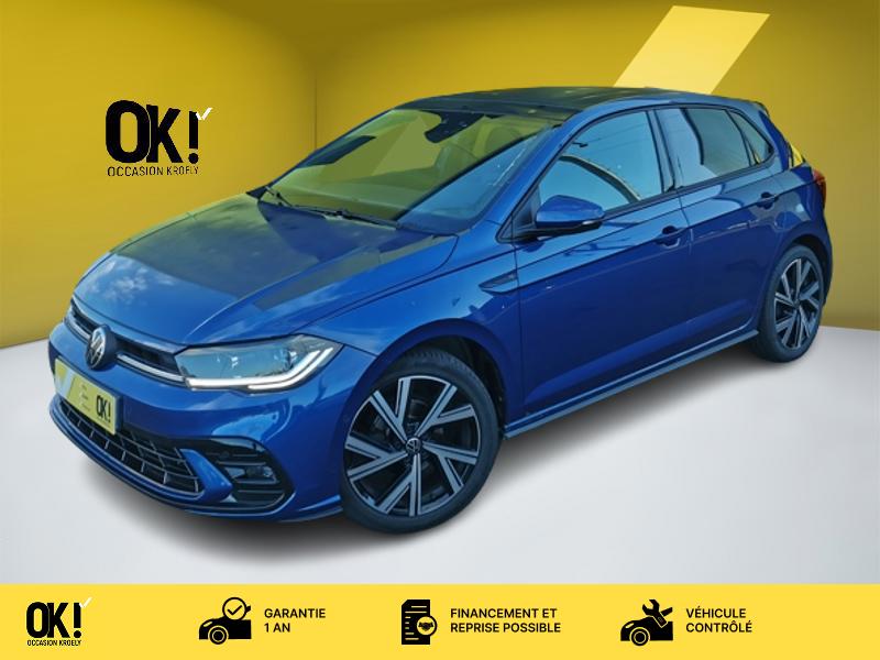 Photo Volkswagen POLO VI R-Line 1.0 TSI 95 ch BVM5 Siège chauffant Toit ouvrant Caméra Apple Carplay Clim Bi-zone Beats Démar