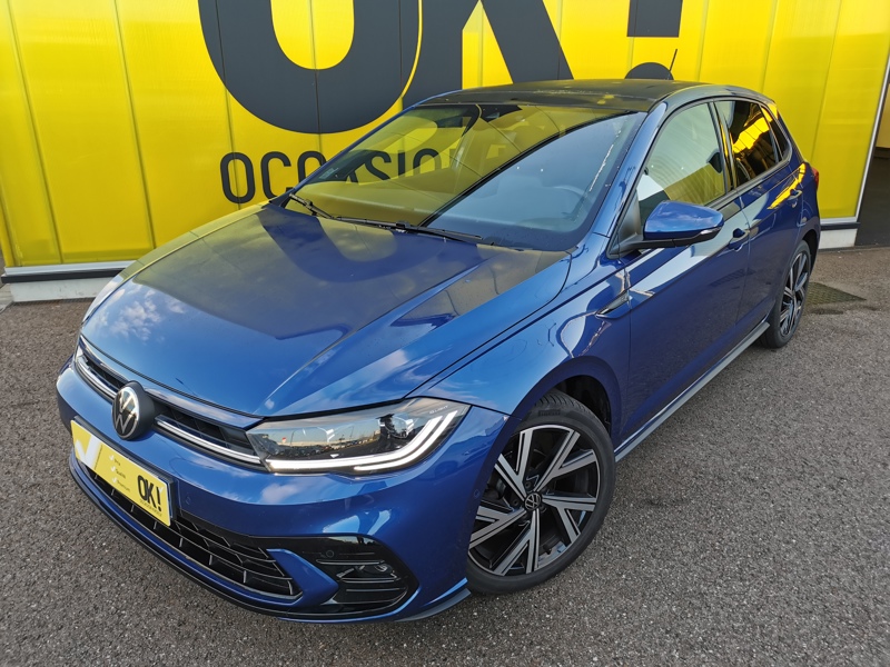 Image Volkswagen POLO VI R-Line 1.0 TSI 95 ch BVM5 Siège chauffant Toit ouvrant Caméra Apple Carplay Clim Bi-zone Beats Démar