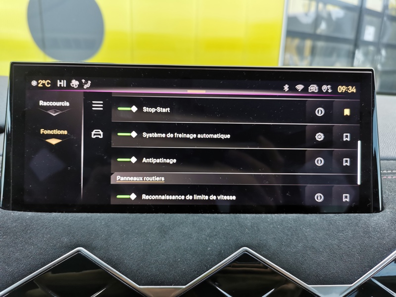Image DS DS 3 Performance Line + 1.5 BlueHDI 130 ch BVA8 Régulateur/Limiteur Bluetooth Gps Caméra Clim auto  