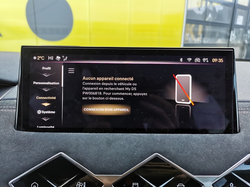 Image DS DS 3 Performance Line + 1.5 BlueHDI 130 ch BVA8 Régulateur/Limiteur Bluetooth Gps Caméra Clim auto  