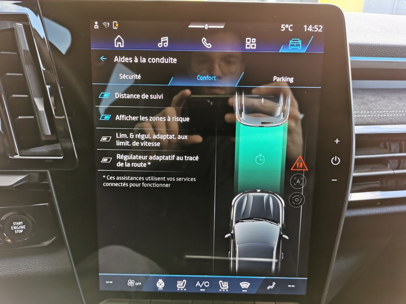Image Renault AUSTRAL Iconic Esprit Alpine 1.2 E-Tech 200 ch EDC15 Siège chauffant Volant chauffant Coffre électrique Appl