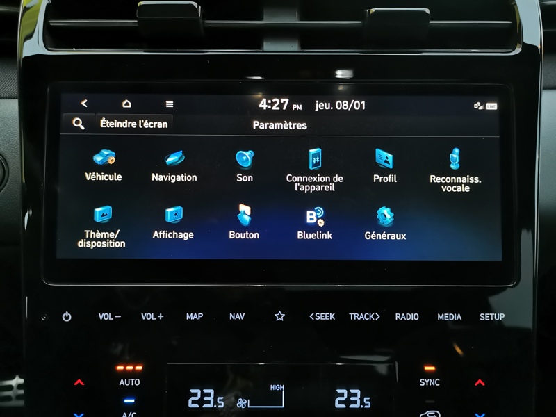 Image Hyundai TUCSON N-Line Executive Plug-In Hybrid 4WD 1.6 T-GDI 265 ch BVA6 Siège électrique à mémoire chauffant/venti