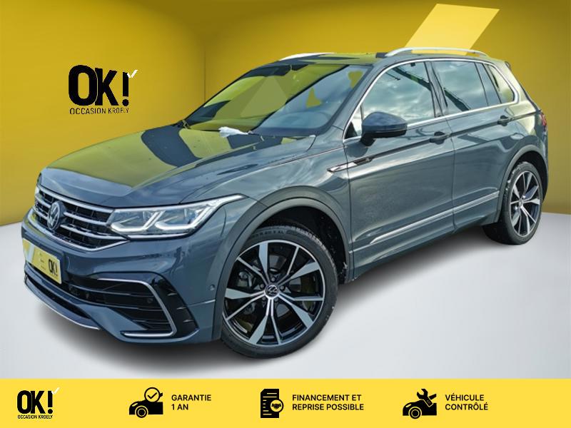 Photo Volkswagen TIGUAN R-Line Exclusive 4Motion 2.0 TDI 200 ch DSG7 Cuir électrique à mémoire chauffant Volant chauffant To