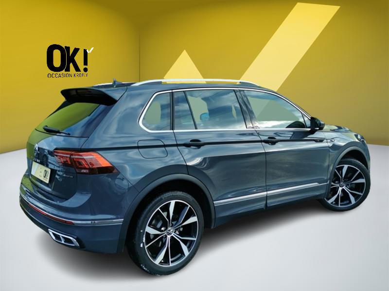 Image Volkswagen TIGUAN R-Line Exclusive 4Motion 2.0 TDI 200 ch DSG7 Cuir électrique à mémoire chauffant Volant chauffant To