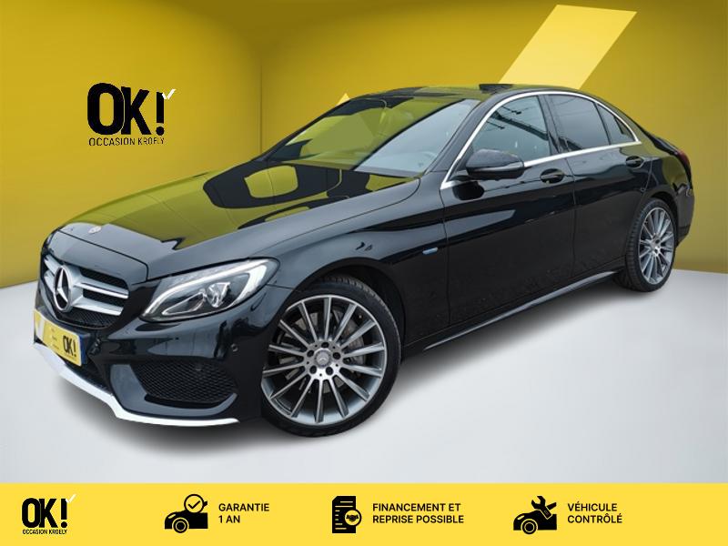 Photo Mercedes-Benz CLASSE C BERLINE 350 e Berline Sportline Plug-in Hybrid Toit ouvrant Bluetooth Caméra 360 Clim Bi-zone Feux auto  