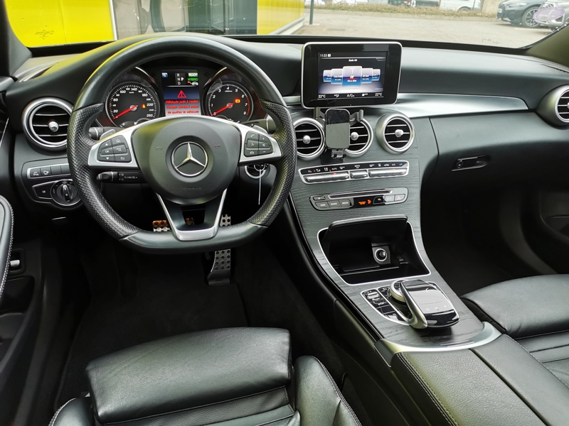 Image Mercedes-Benz CLASSE C BERLINE 350 e Berline Sportline Plug-in Hybrid Toit ouvrant Bluetooth Caméra 360 Clim Bi-zone Feux auto  