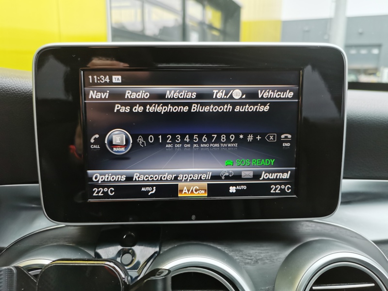 Image Mercedes-Benz CLASSE C BERLINE 350 e Berline Sportline Plug-in Hybrid Toit ouvrant Bluetooth Caméra 360 Clim Bi-zone Feux auto  