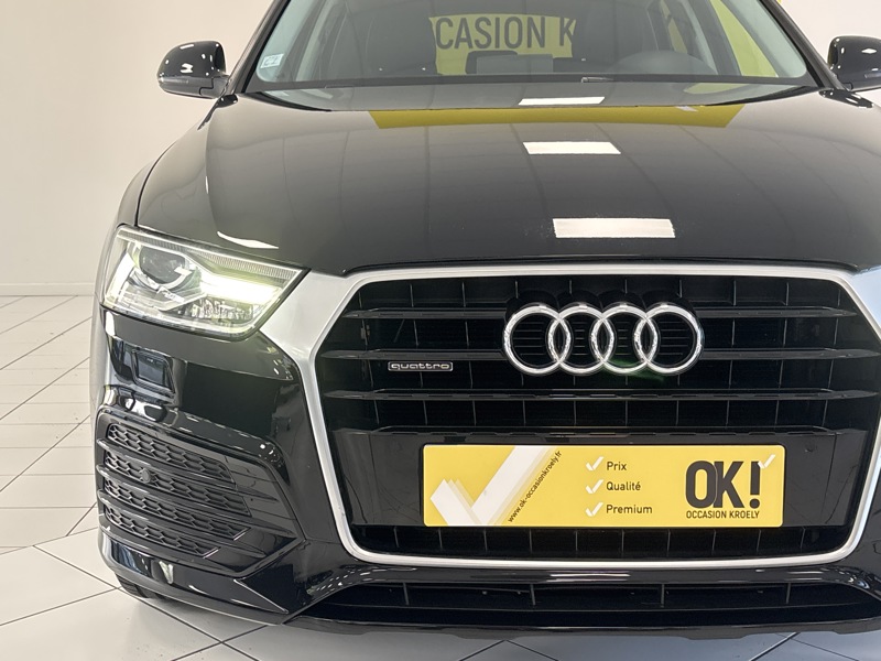 Image Audi Q3 2.0 TDI 184 Ambition Luxe Quattro S-tronic7 GPS Caméra Sièges cuir Régul Clim auto Gtie 1 an 
