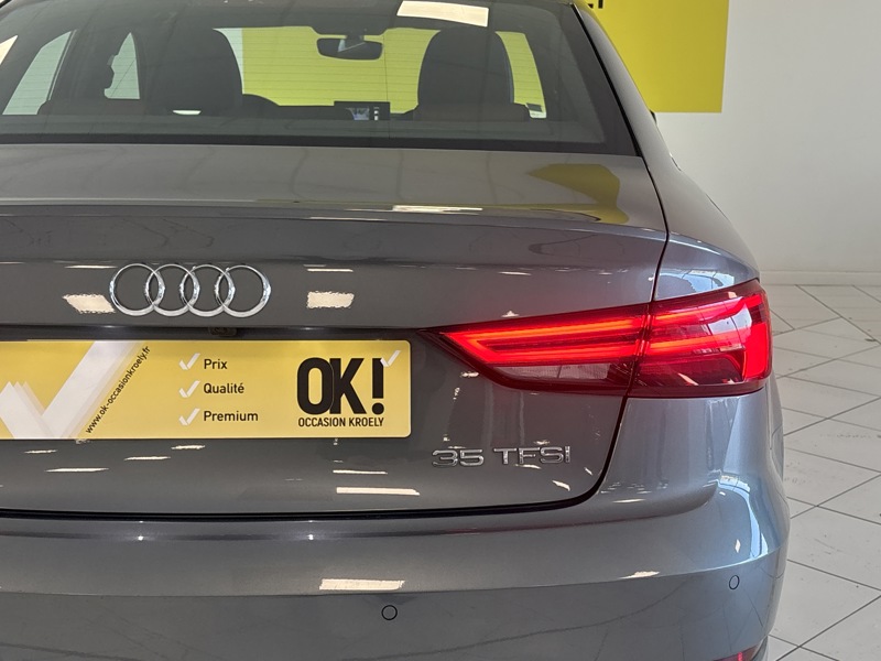Image Audi A3 BERLINE 35 TFSI 1.5 150 design S-tronic7 Full leds GPS Caméra Carplay Virtual Drive Select Sièges cuir élec 
