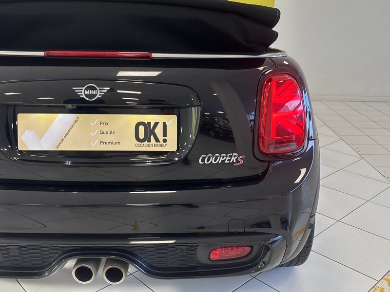 Image MINI CABRIO 2.0 192 Cooper S  Full leds GPS Caméra HK Carplay Sièges cuir Yours chauffants Régul Clim auto Gtie 