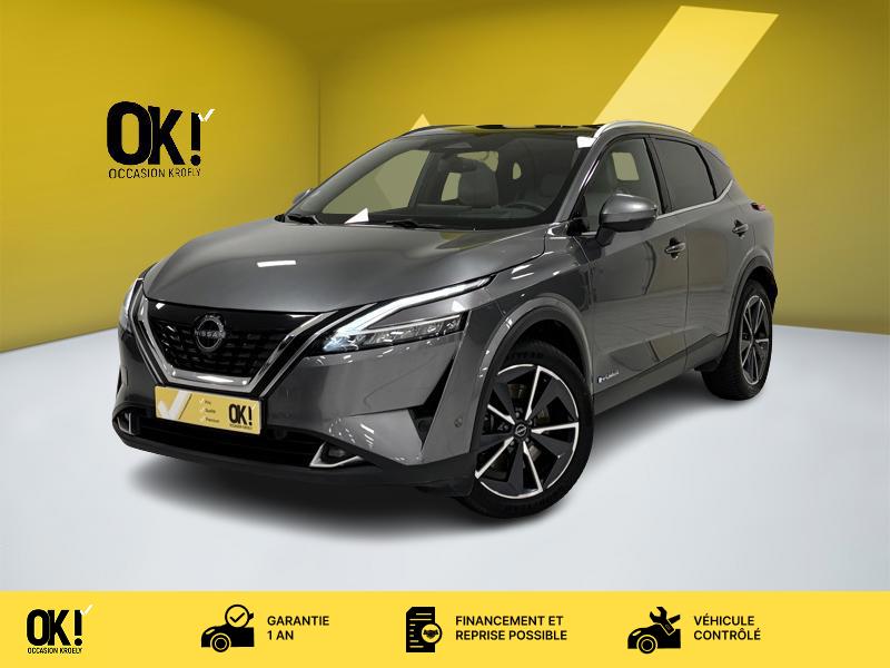 Photo Nissan QASHQAI 190 E-Power TEKNA  Full leds Toit pano GPS Caméra pano Carplay Sièges cuir chauffants Attelage 1ère 