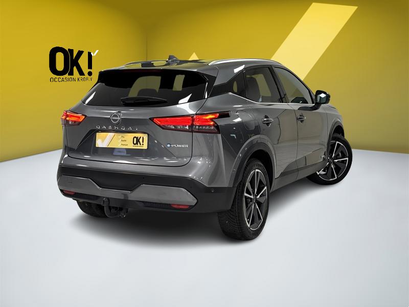 Image Nissan QASHQAI 190 E-Power TEKNA  Full leds Toit pano GPS Caméra pano Carplay Sièges cuir chauffants Attelage 1ère 