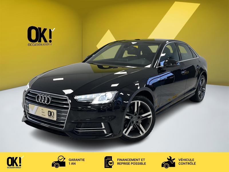 Photo Audi A4 BERLINE s-line 2.0 TDI 150 S-tronic7 Virtual GPS Alcantara Carplay clim auto bi-zone Gtie 1 an