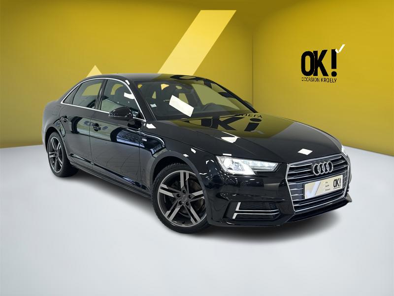 Image Audi A4 BERLINE s-line 2.0 TDI 150 S-tronic7 Virtual GPS Alcantara Carplay clim auto bi-zone Gtie 1 an